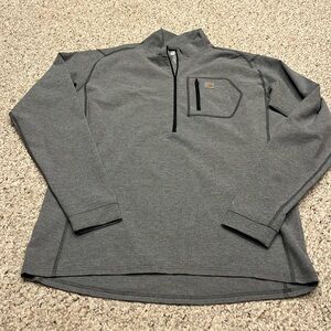 Carhartt Men's Force Tech Quarter Zip Baselayer Sz XL Tall